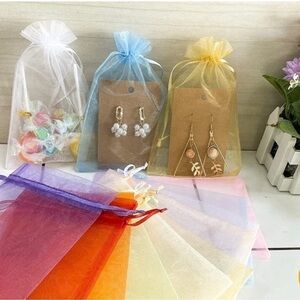 Drawstring Organza Bags 20 Pack 4in x 6in